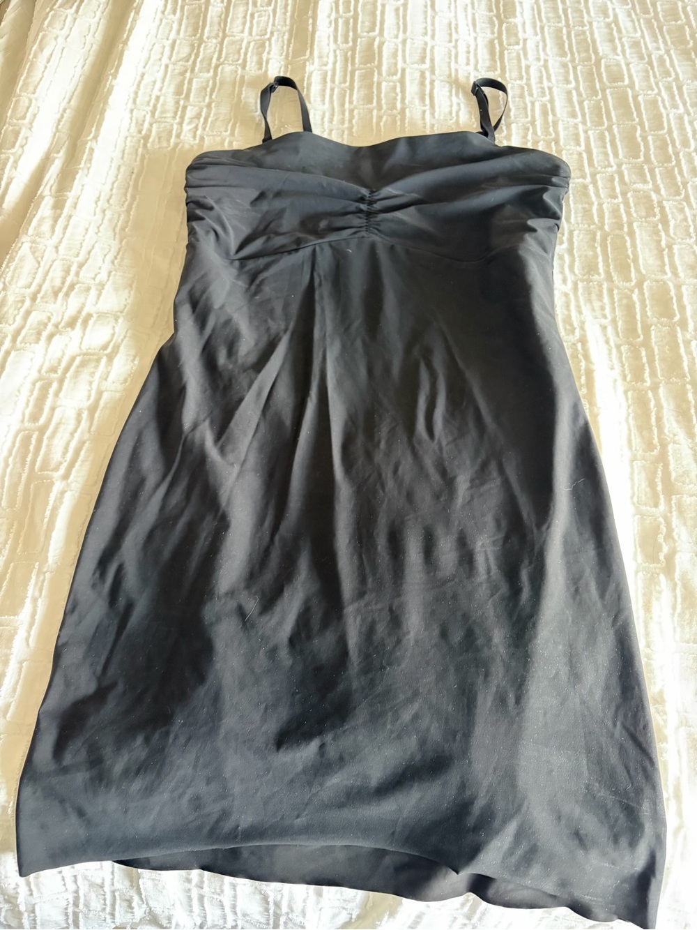 Maidenform Black Slimming Slip with Spaghetti Straps